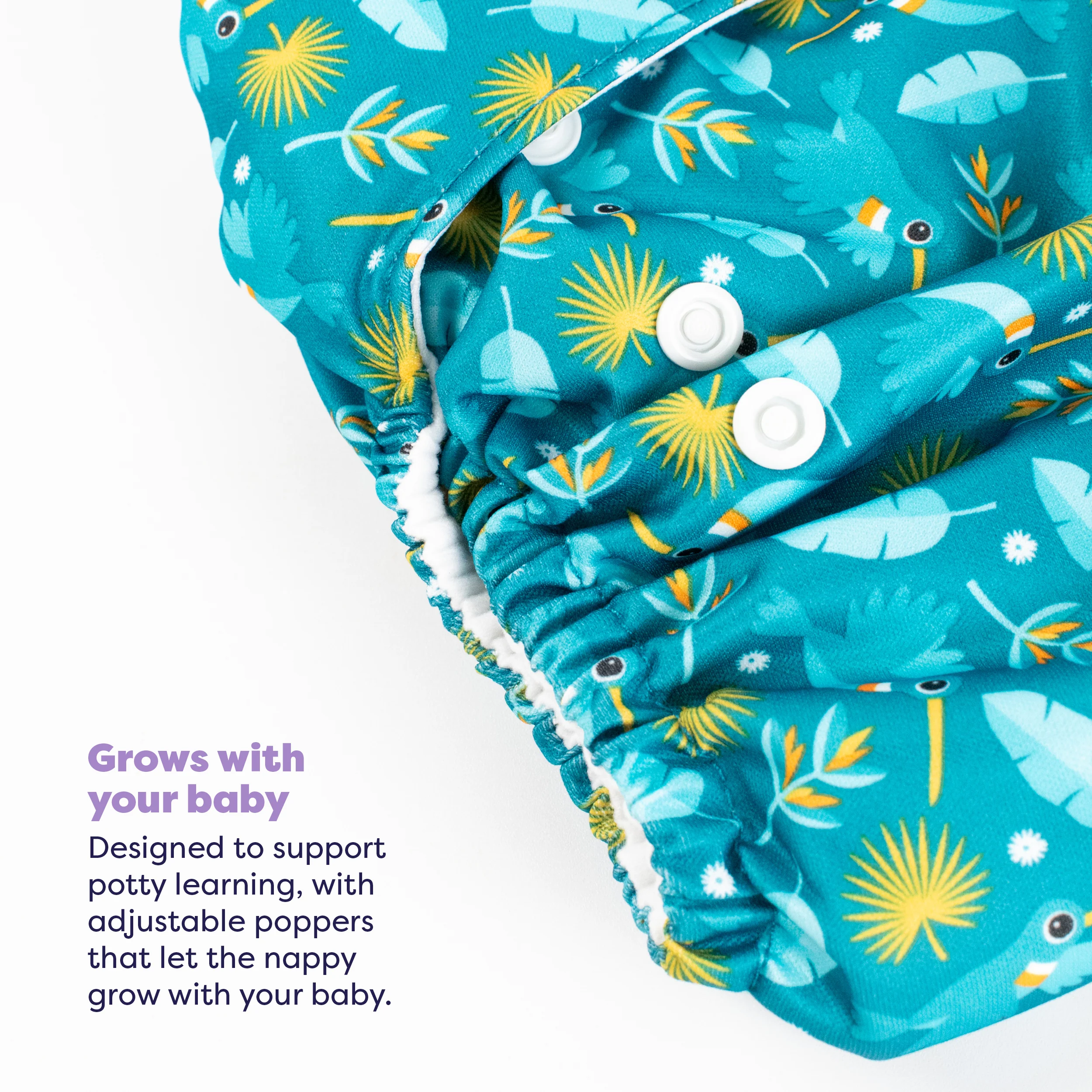 15 Pack Miosolo All-in-One Reusable Diaper in Animals - Image 3