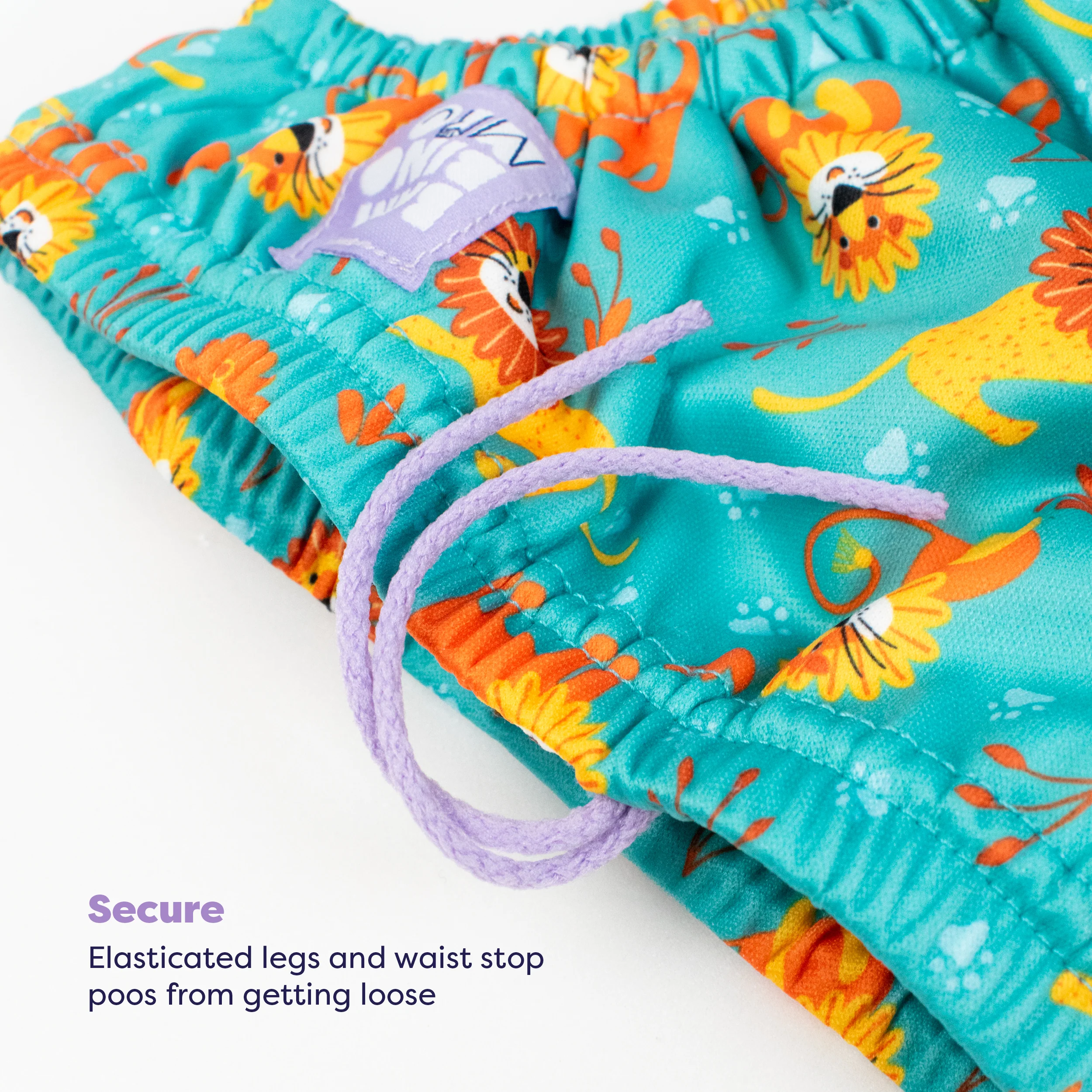 3-Piece Baby Swim Set in Cool Cats - Image 3