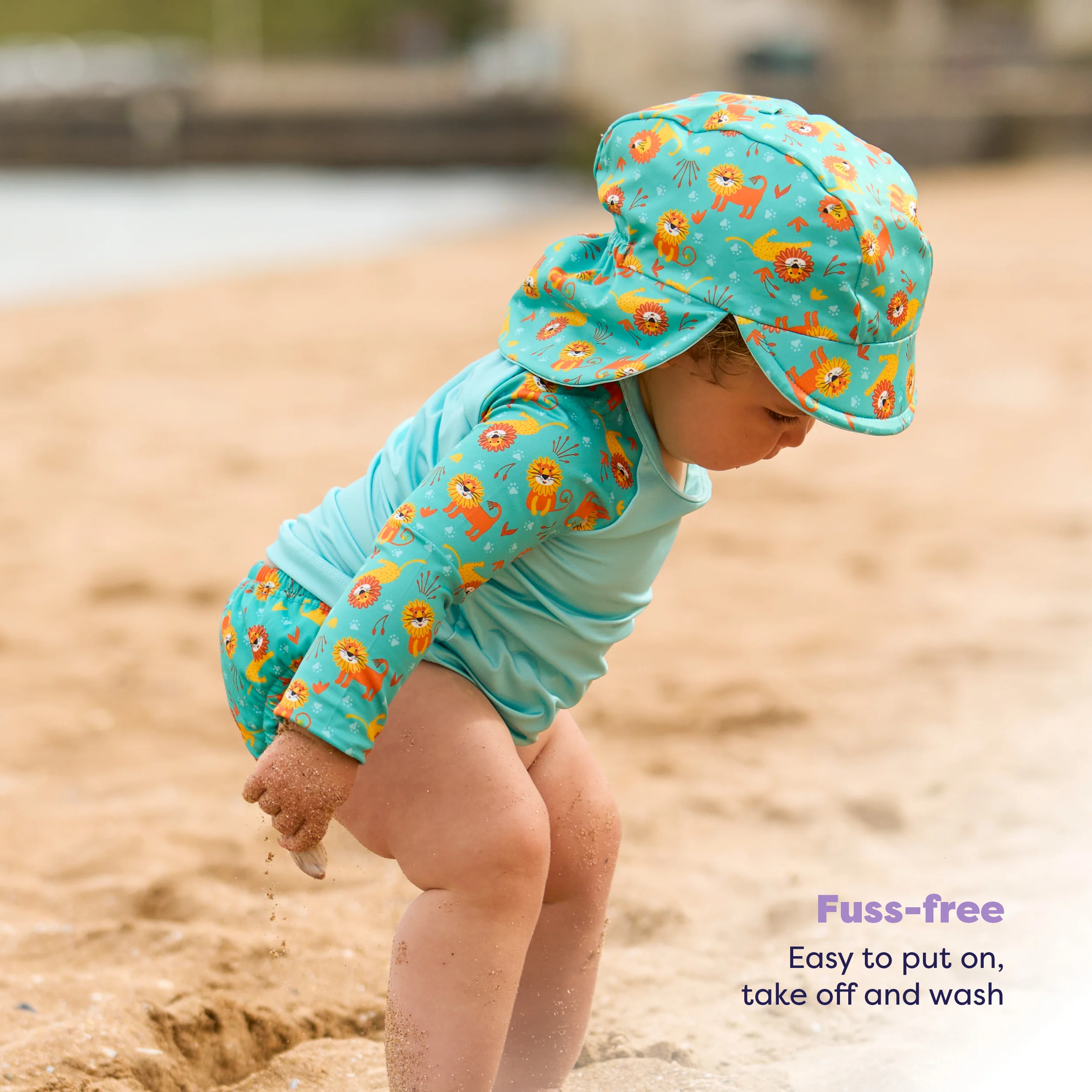 3-Piece Baby Swim Set in Cool Cats - Image 4