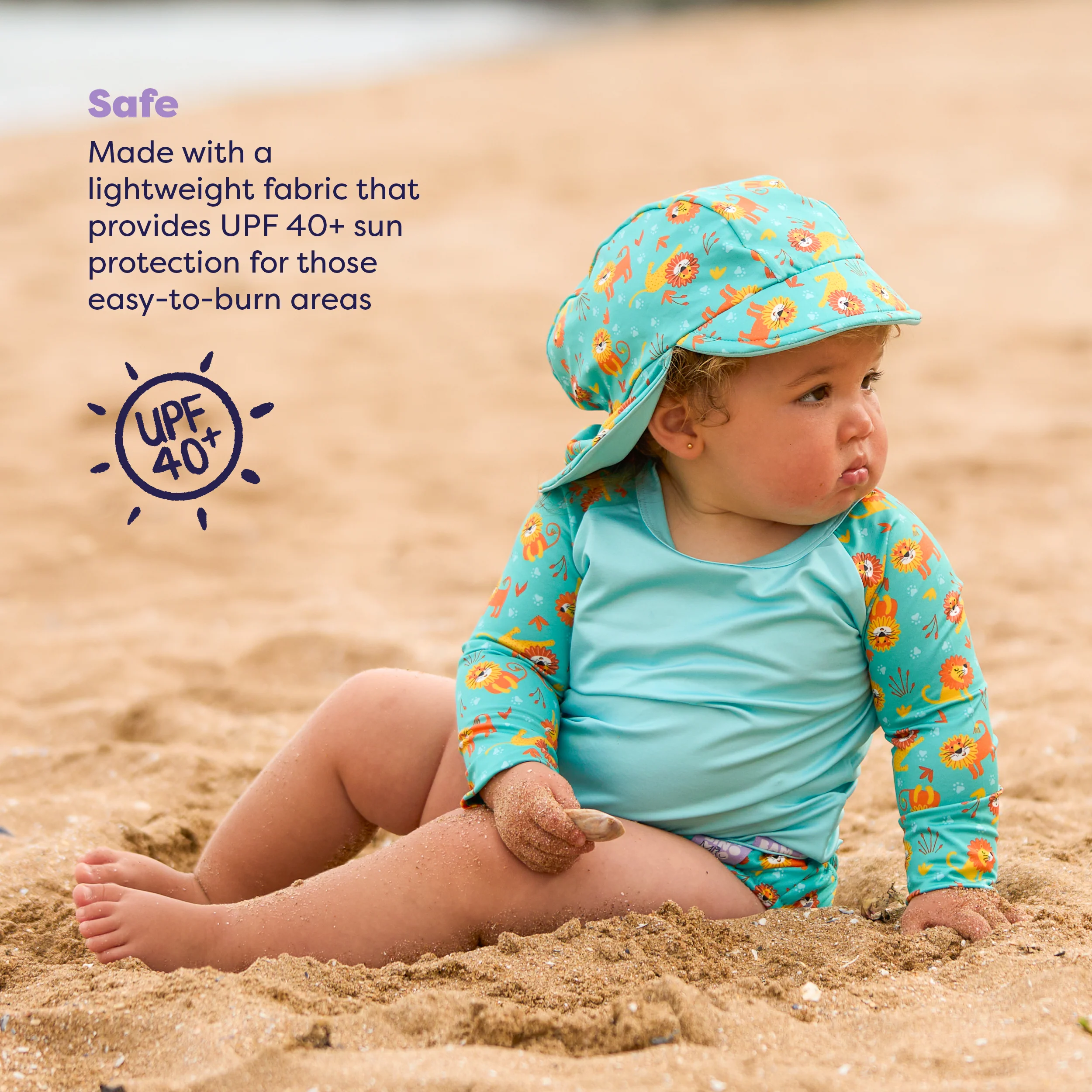 3-Piece Baby Swim Set in Cool Cats - Image 5