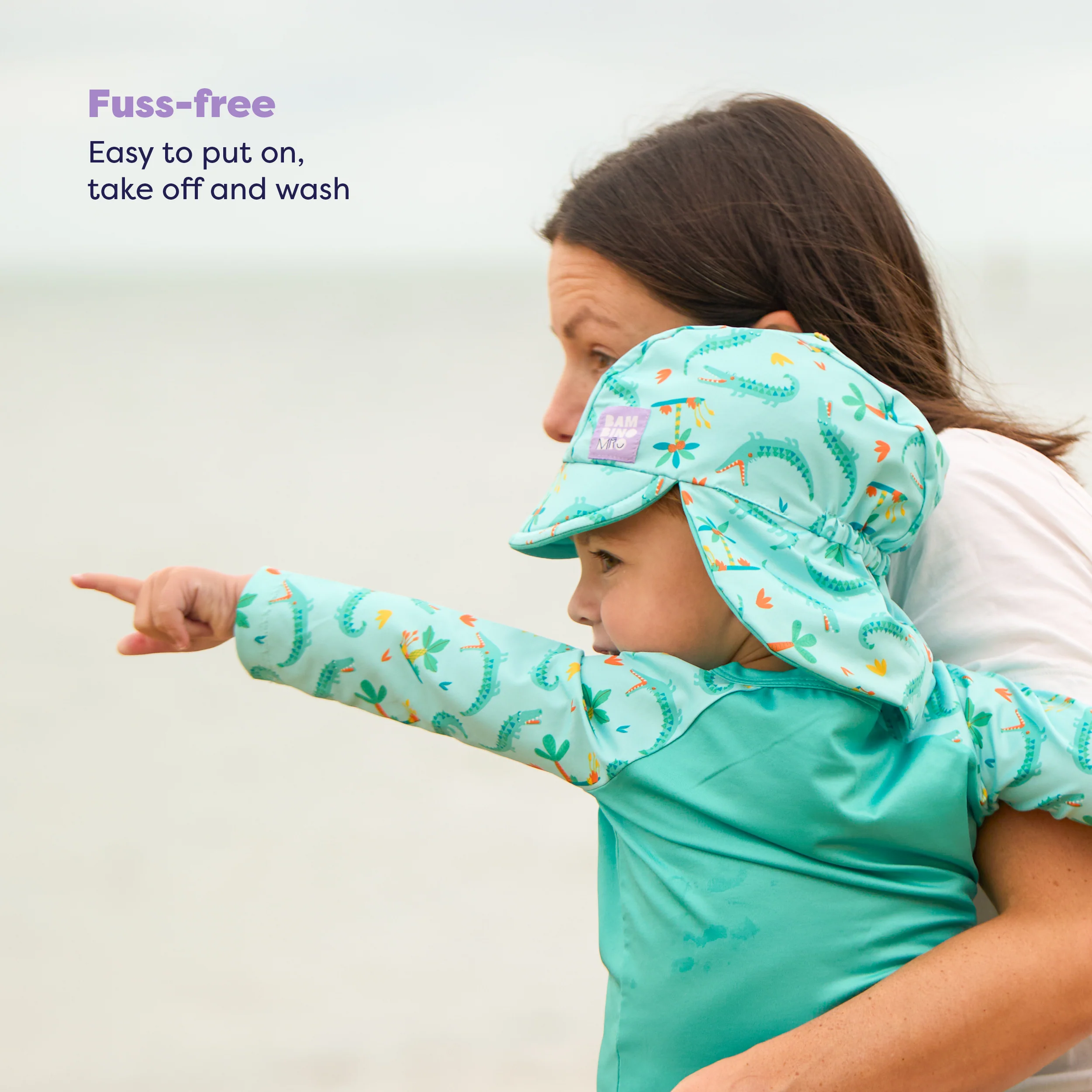 3-Piece Baby Swim Set in Crafty Croc - Image 4
