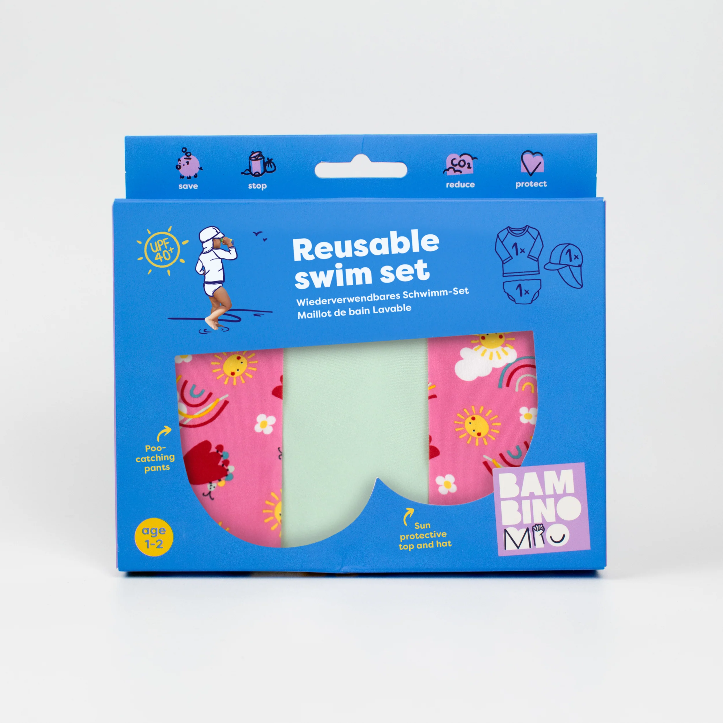 3-Piece Baby Swim Set in Happy Days - Image 7
