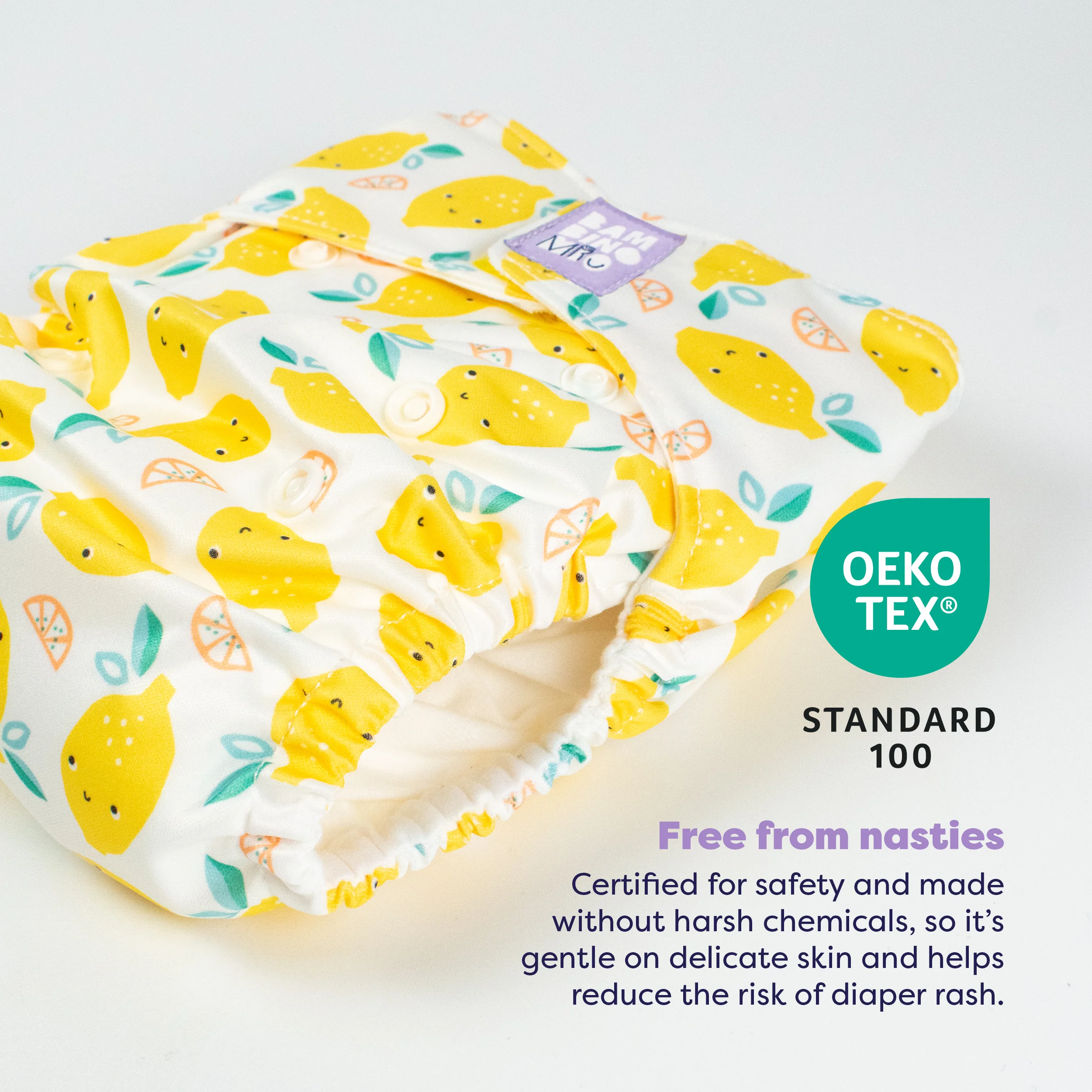 5 Pack Miosolo All-in-One Reusable Diaper in Bugs Life - Image 3