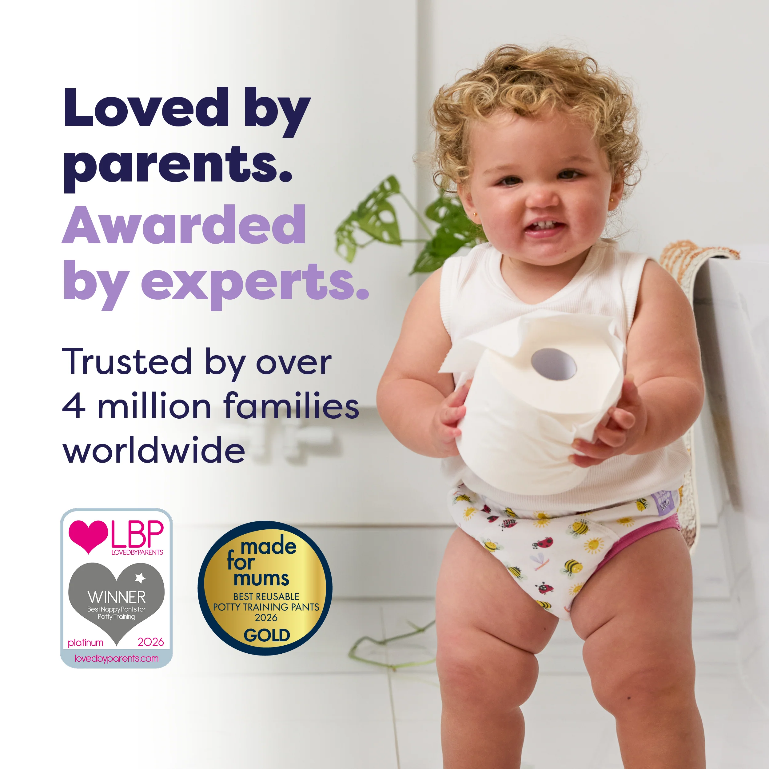 NEW: Reusable Potty Training Pants 3 Pack in Garden Party - Elite - Image 4