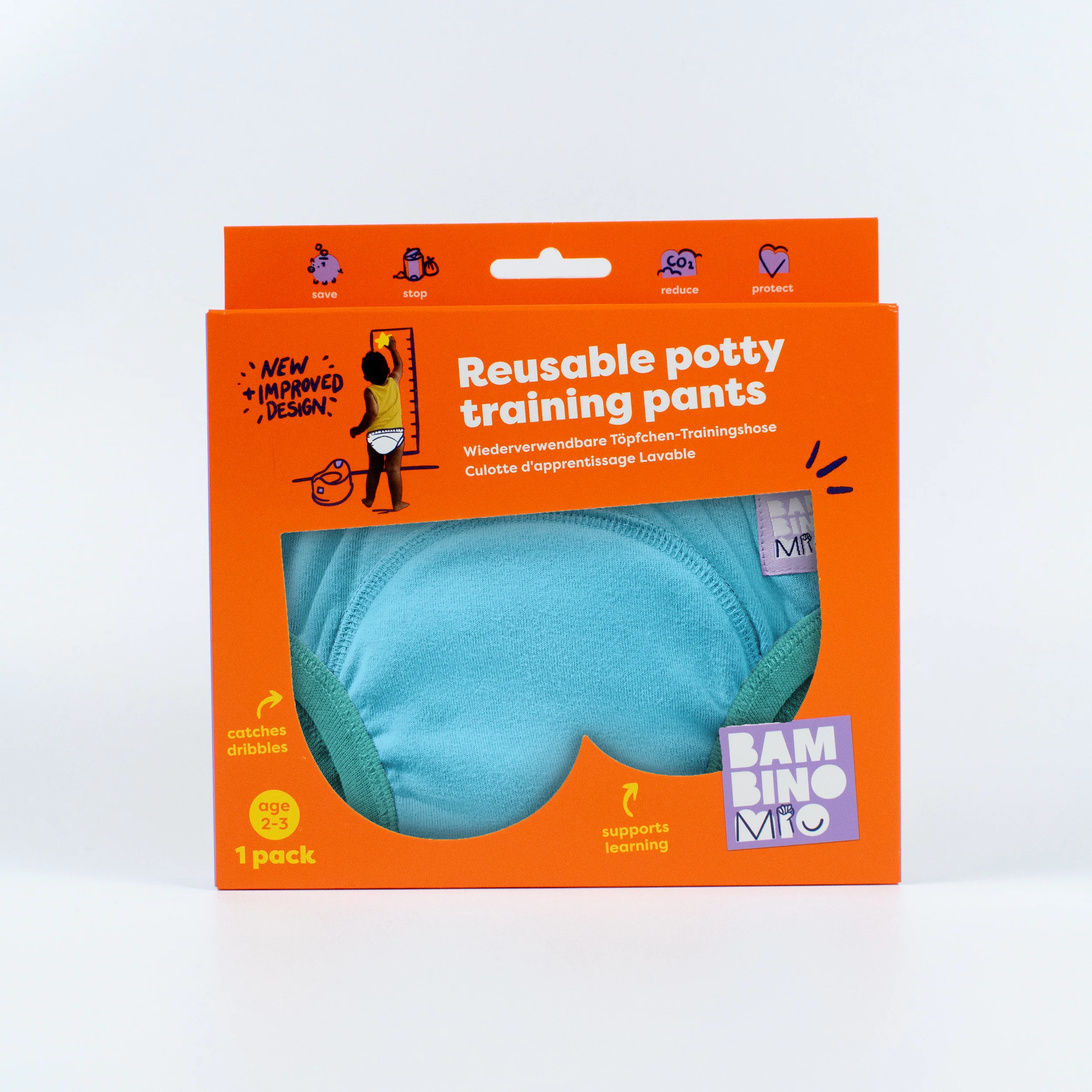 NEW: Reusable Potty Training Pants in Blue - Elite - Image 6