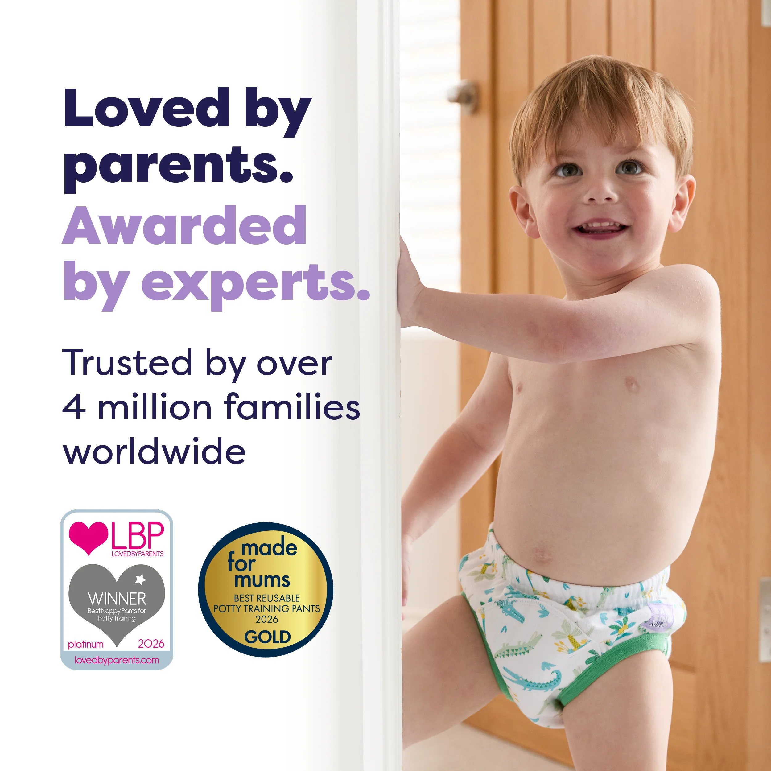 NEW: Reusable Potty Training Pants in Crafty Crocs - Elite - Image 4