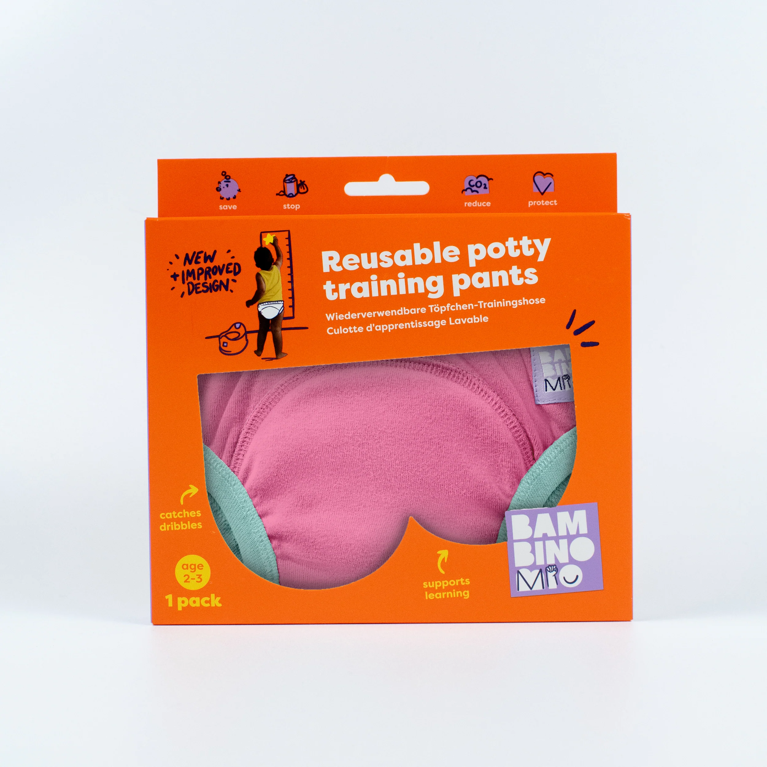 NEW: Reusable Potty Training Pants in Pink - Elite - Image 6