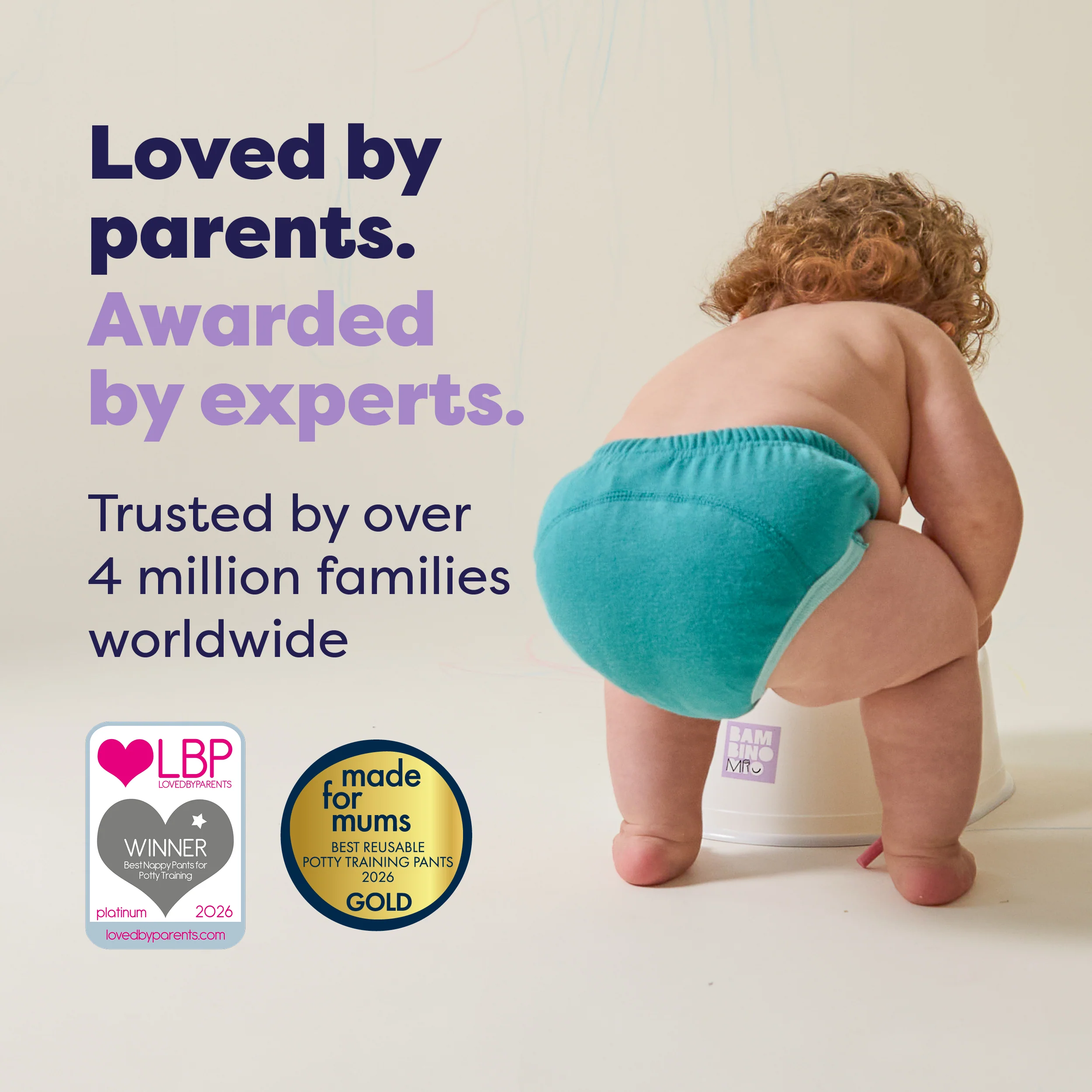 NEW: Reusable Potty Training Pants in Teal - Elite - Image 4
