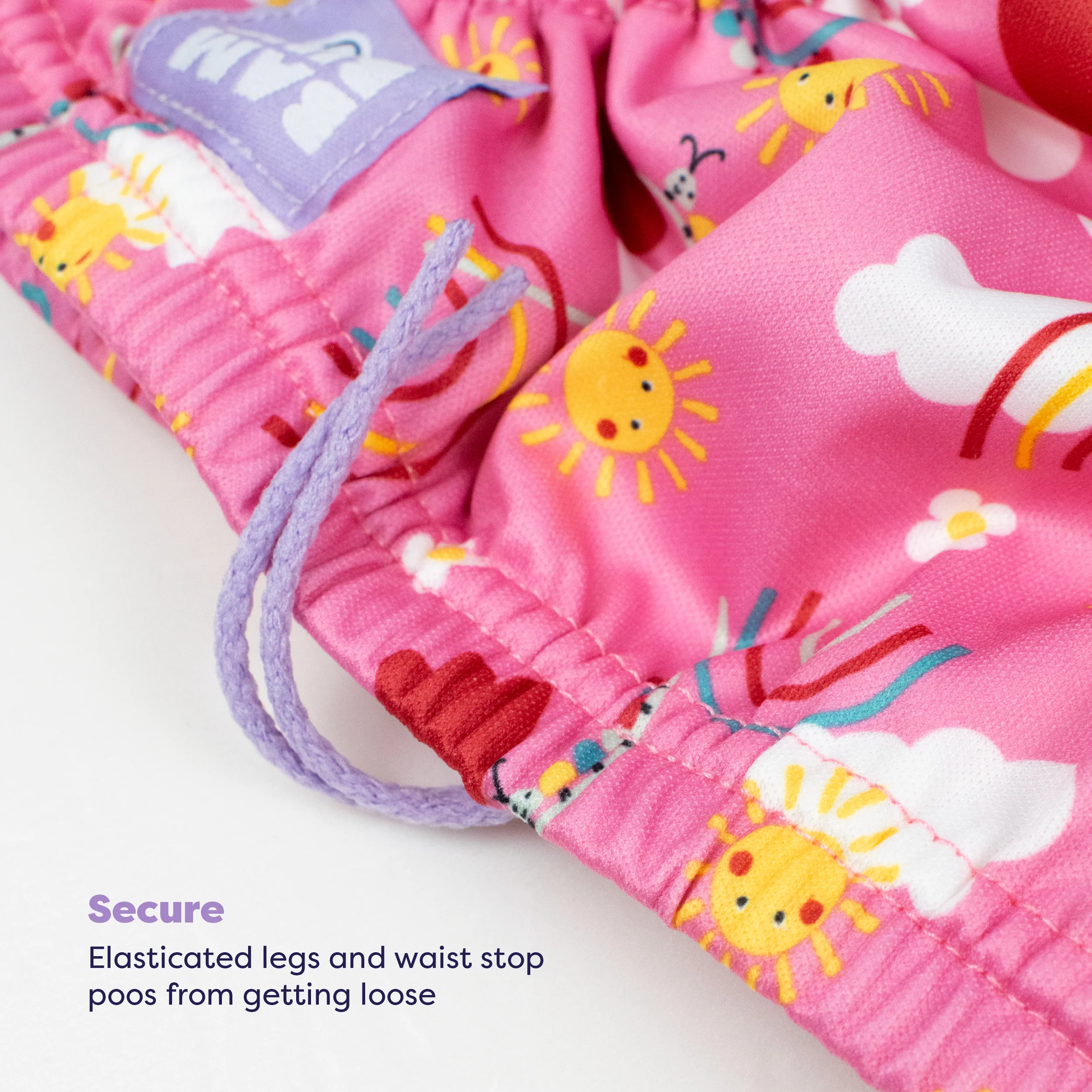 Reusable Swim Diaper in Happy Days - Image 3