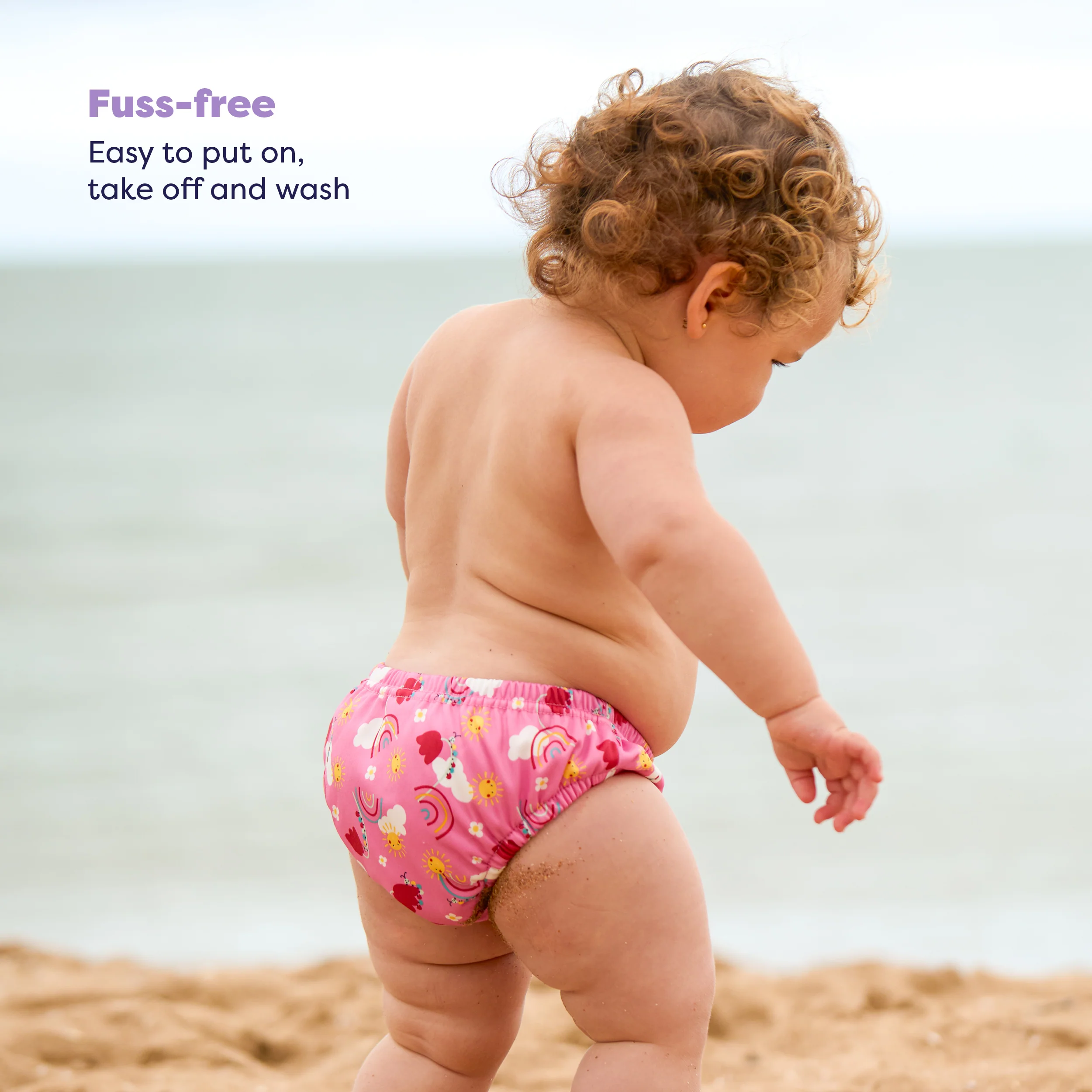 Reusable Swim Diaper in Happy Days - Image 4