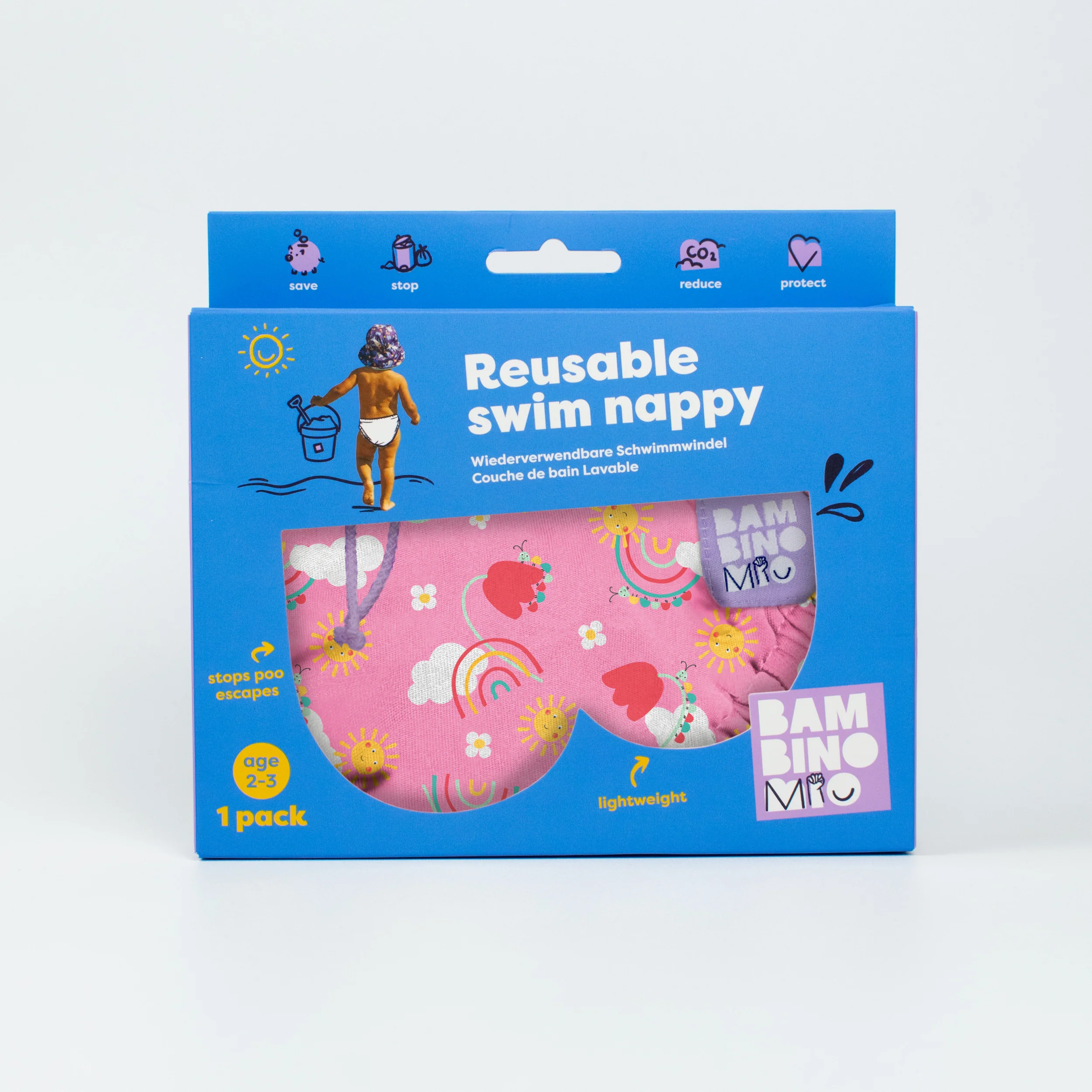 Reusable Swim Diaper in Happy Days - Image 8
