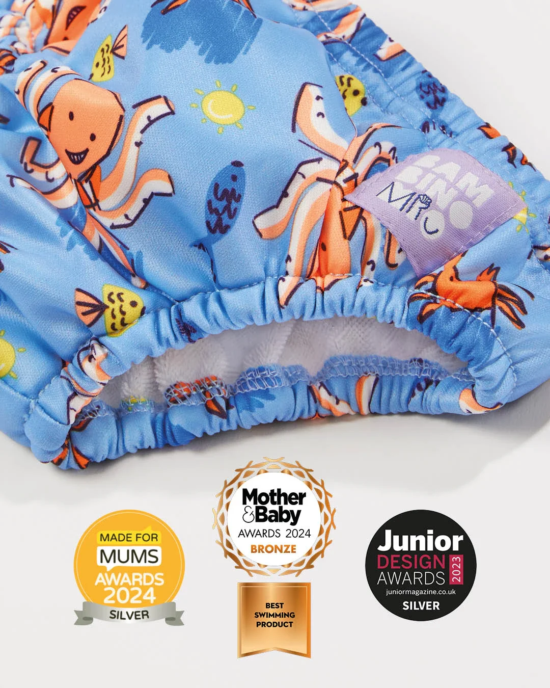 Reusable Swim Ready 3 Piece Set in Wave Patrol - Image 3