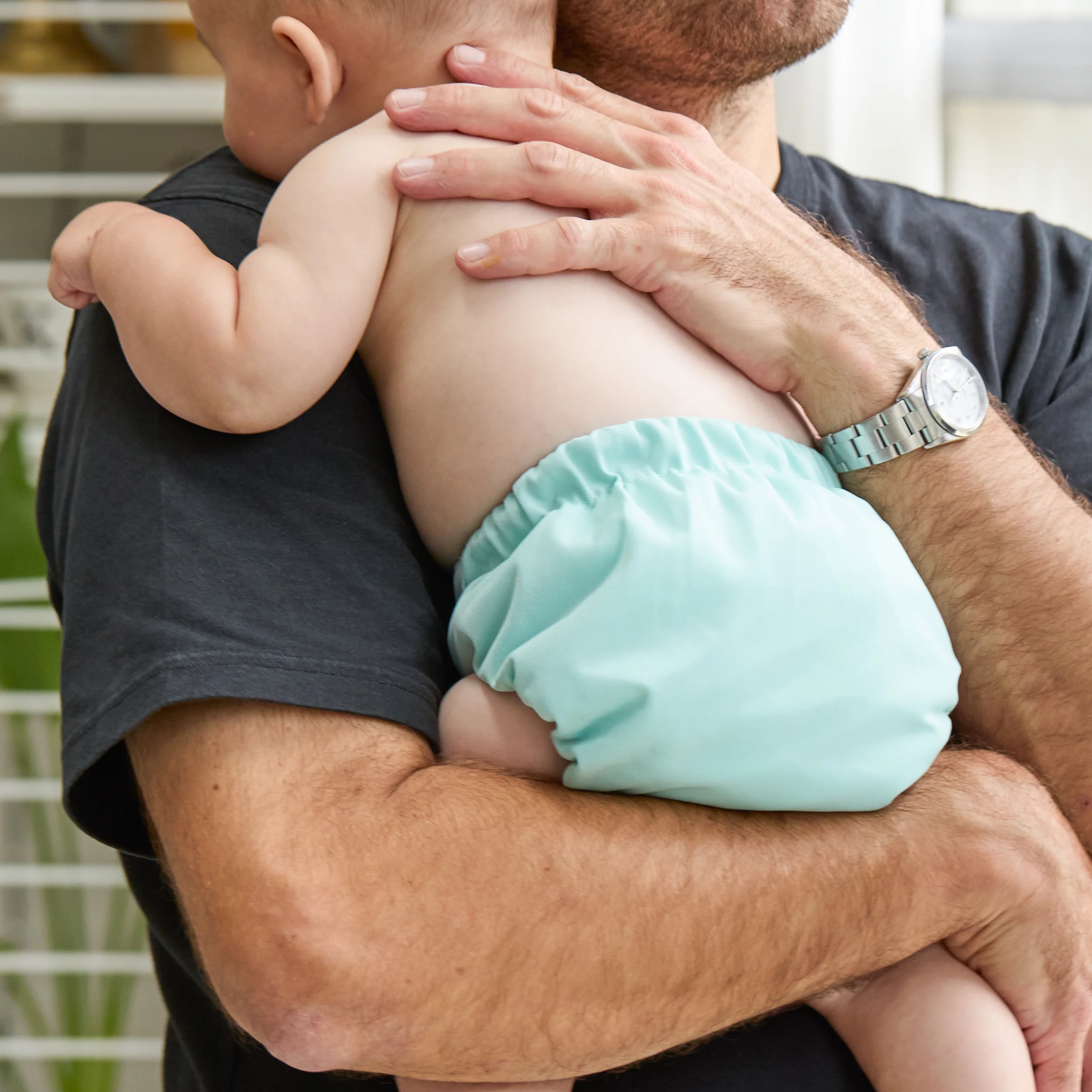 Revolutionary Reusable Diaper in Aqua - Image 6