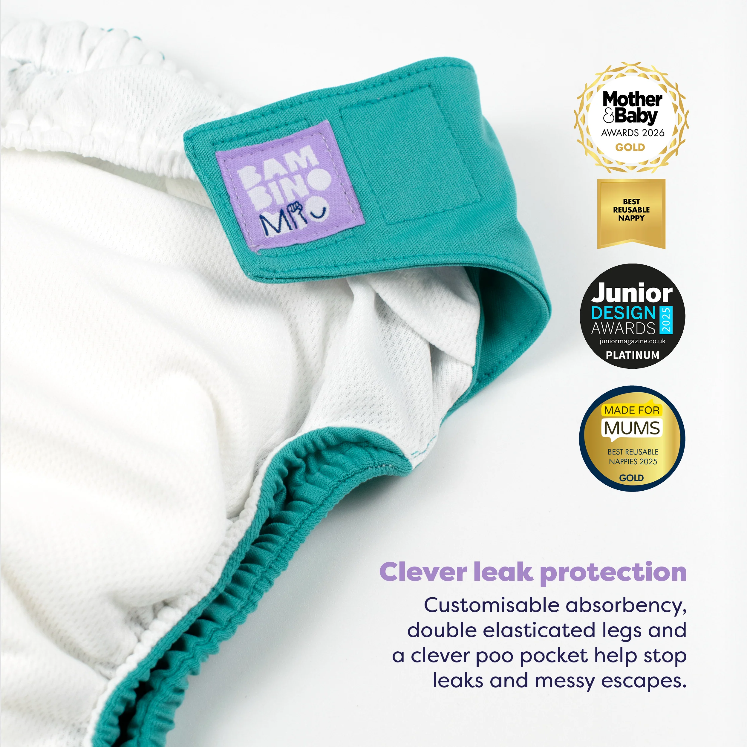 The Newborn Reusable Diaper Starter Bundle in Paintbox Pastels - Image 3