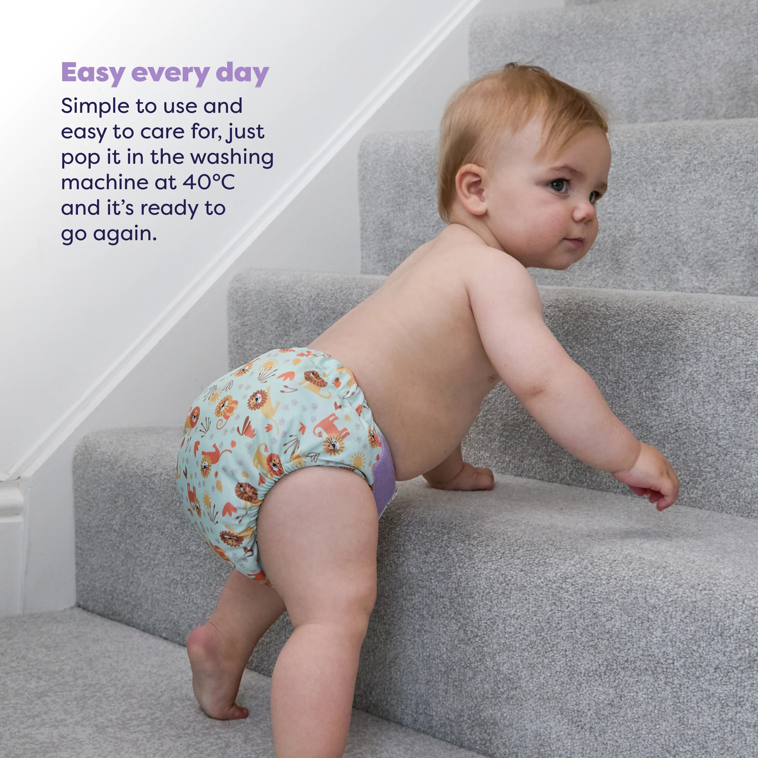 The Newborn Reusable Diaper Starter Bundle in Wild Life - Image 5