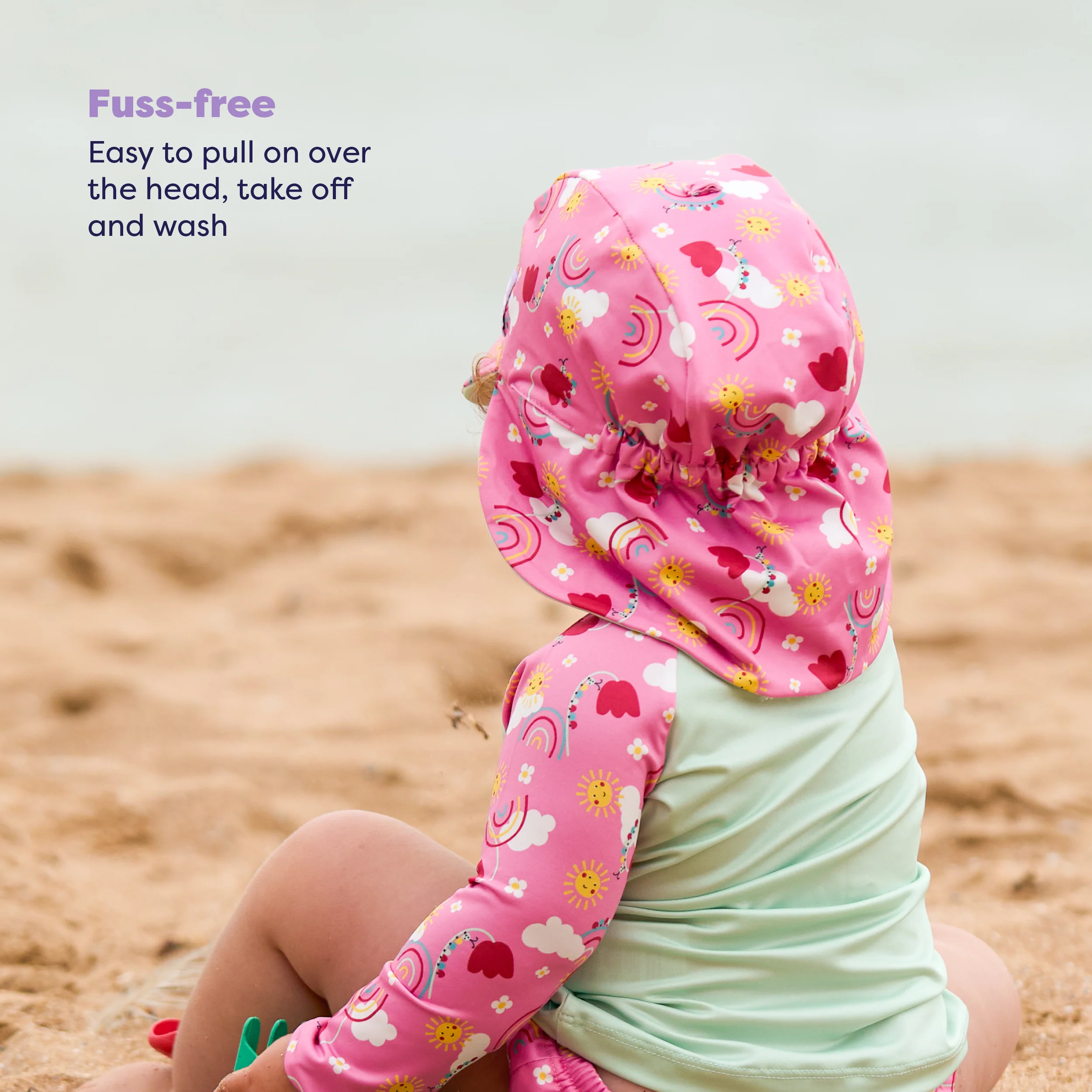 UPF 40+ Baby Rash Vest - Happy Days - Image 5