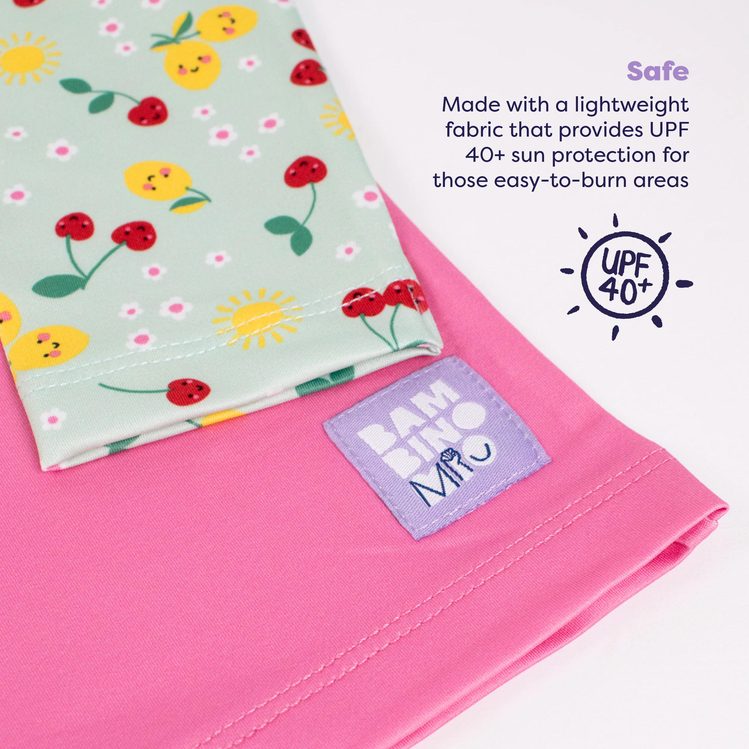 UPF 40+ Baby Rash Vest - Juicy Fruit - Image 3