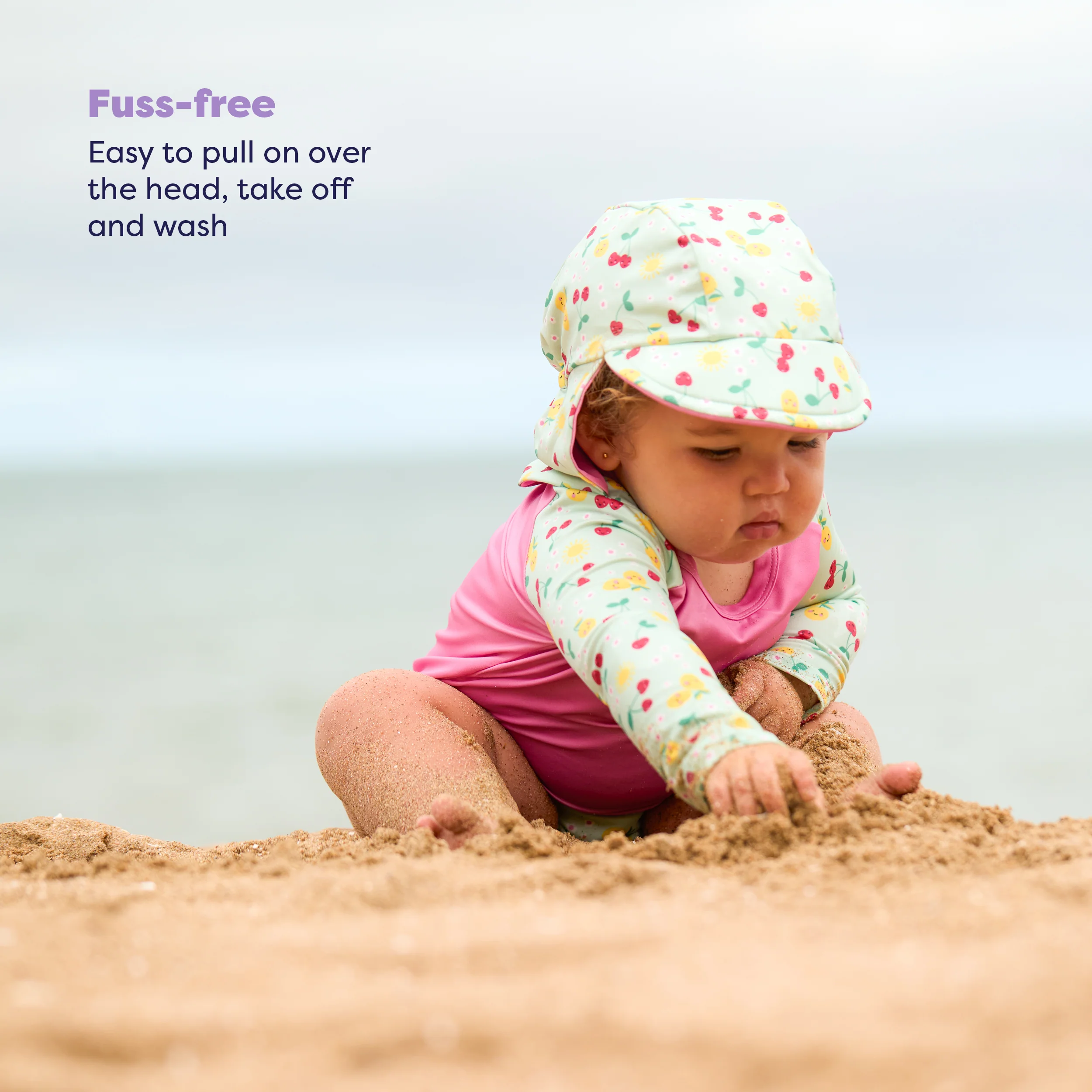 UPF 40+ Baby Rash Vest - Juicy Fruit - Image 5