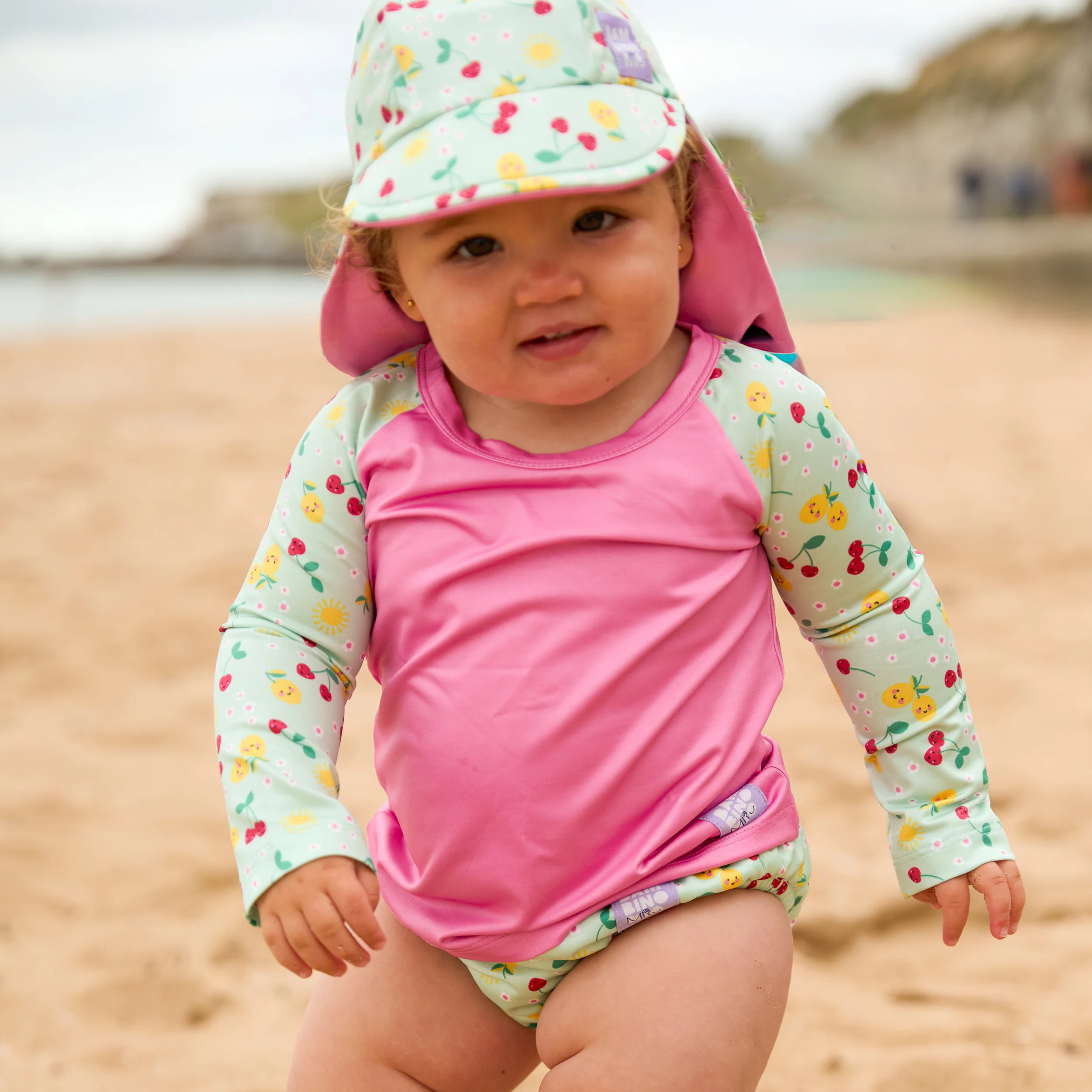 UPF 40+ Baby Rash Vest - Juicy Fruit - Image 6